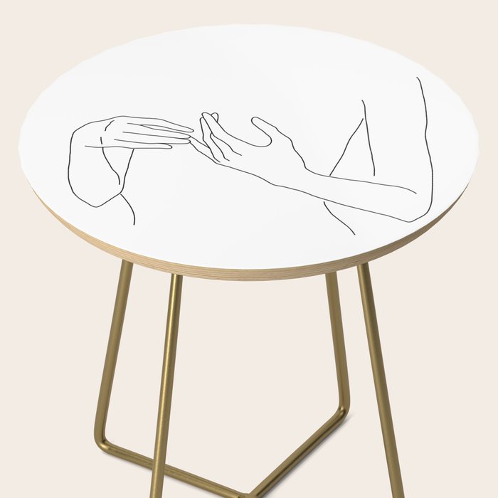 Line Hands 2 Side Table Gallery Image 2
