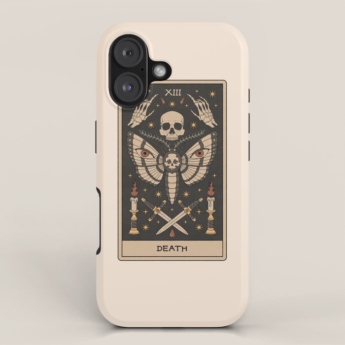 Death - Moth Tarot iPhone Case Gallery Image 1