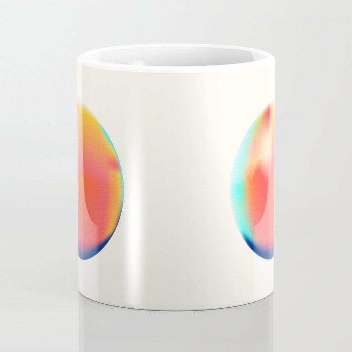 Bright Gradient Sphere  Coffee Mug Gallery Image 4