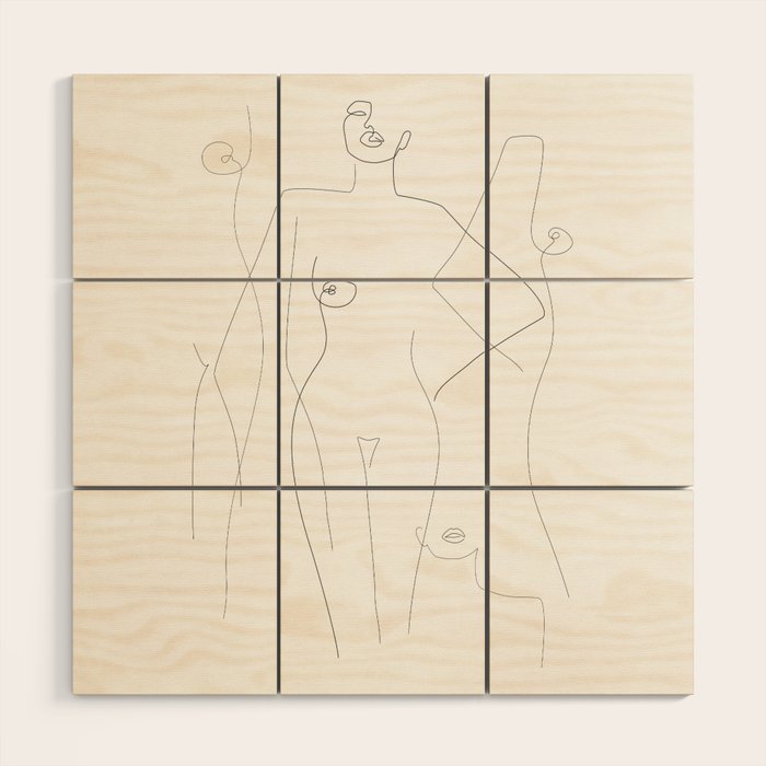 Nude and Naked Wood Wall Art Gallery Image 1