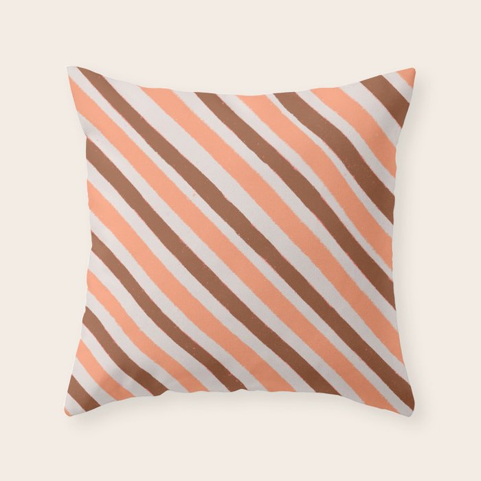 Sun City Stripes Throw Pillow Gallery Image 6