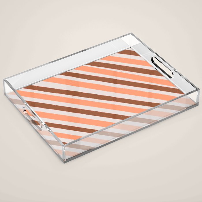 Sun City Stripes Acrylic Tray Gallery Image 1