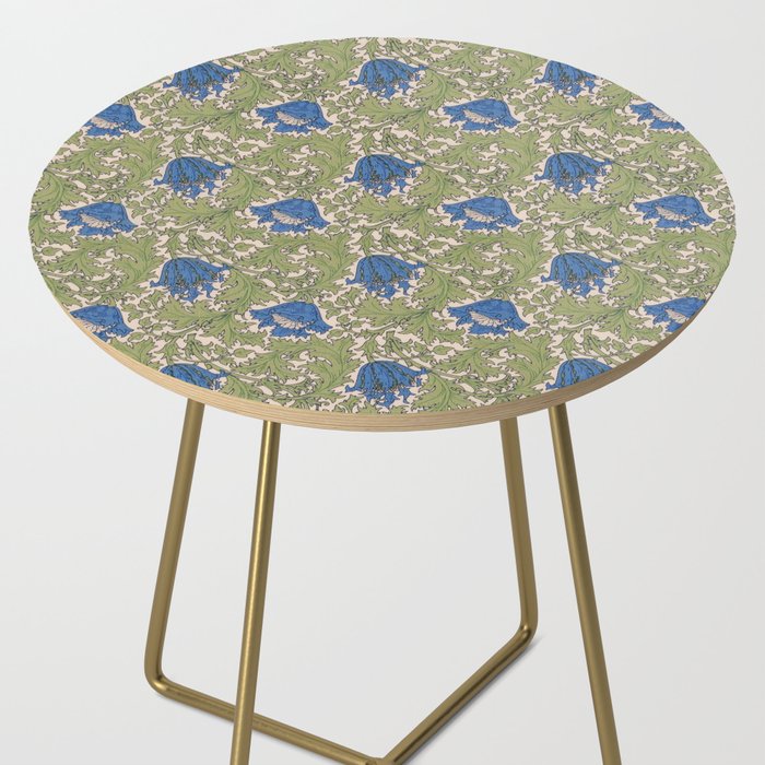 William Morris Blue Anemone  Side Table Gallery Image 2
