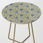William Morris Blue Anemone  Side Table Gallery Image 2