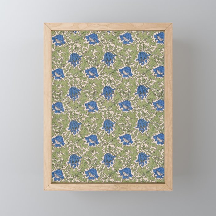 William Morris Blue Anemone  Mini Art Print Gallery Image 1