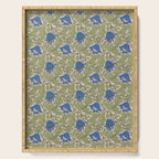 William Morris Blue Anemone  Serving Tray Gallery Image 1