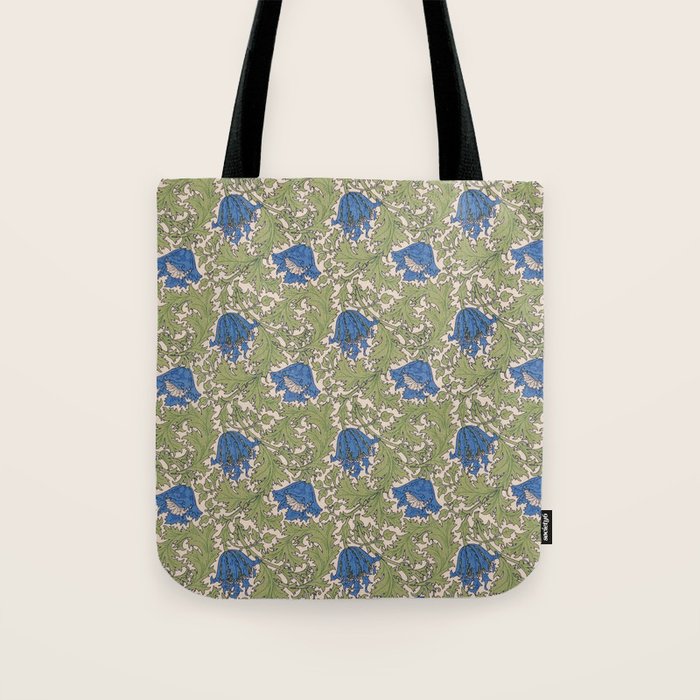 William Morris Blue Anemone  Tote Bag Gallery Image 1