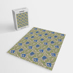 William Morris Blue Anemone  Jigsaw Puzzle Gallery Image 2