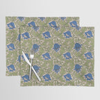 William Morris Blue Anemone  Placemat Gallery Image 1