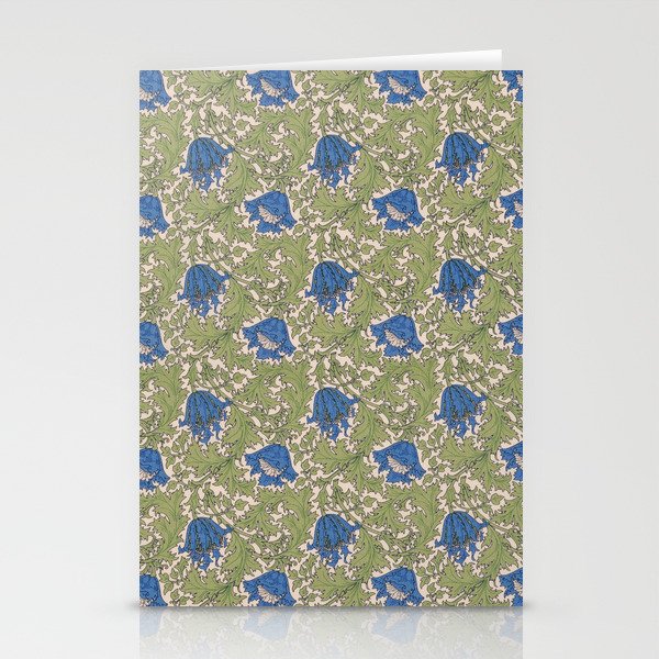 William Morris Blue Anemone  Stationery Card Gallery Image 1