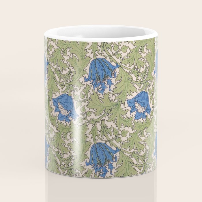 William Morris Blue Anemone  Coffee Mug Gallery Image 4