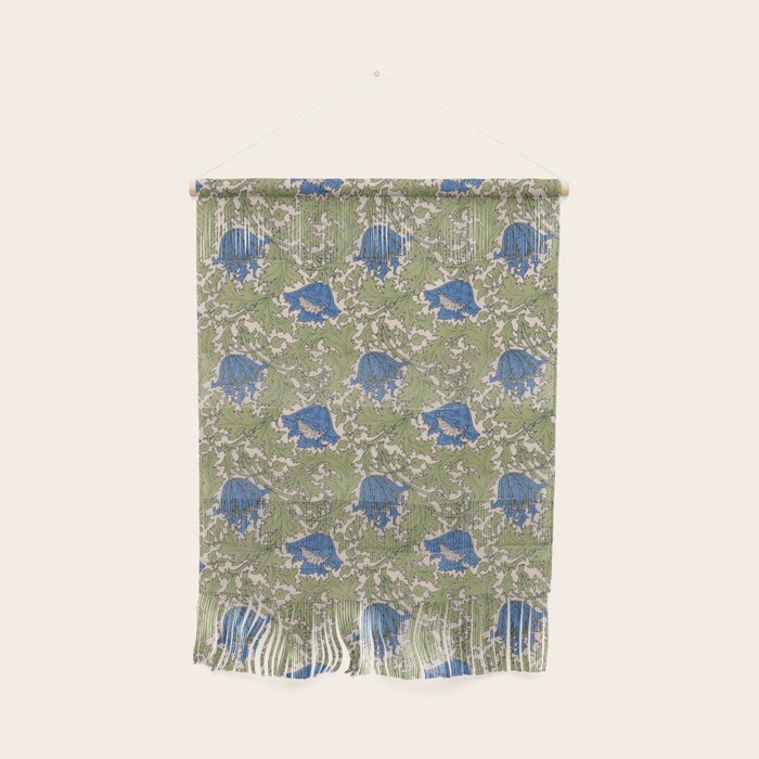 William Morris Blue Anemone  Wall Hanging Gallery Image 1