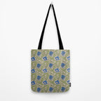 William Morris Blue Anemone  Tote Bag Gallery Image 2
