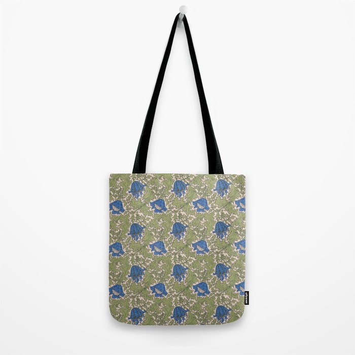 William Morris Blue Anemone  Tote Bag Gallery Image 2