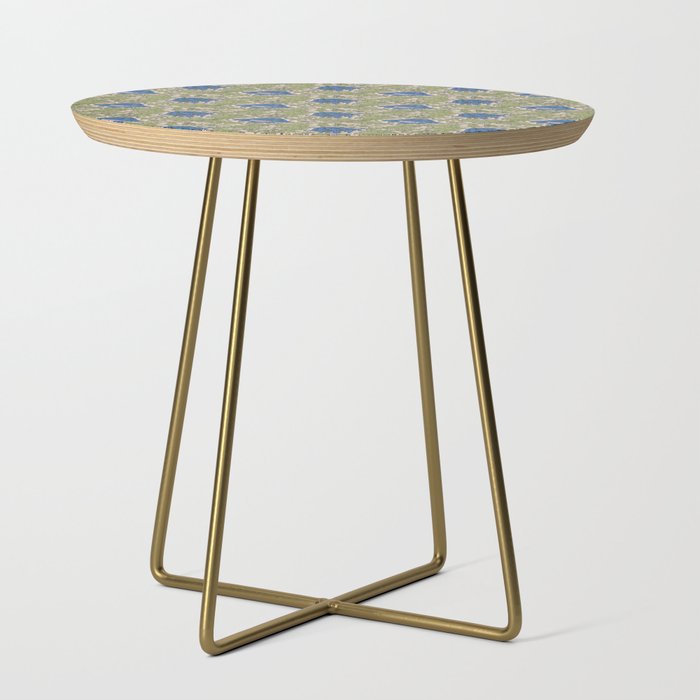 William Morris Blue Anemone  Side Table Gallery Image 1