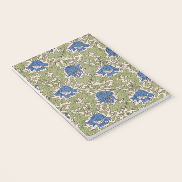 William Morris Blue Anemone  Notebook Gallery Image 3