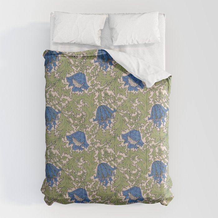 William Morris Blue Anemone  Comforter Gallery Image 6