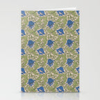 William Morris Blue Anemone  Stationery Card Gallery Image 2