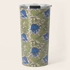 William Morris Blue Anemone  Travel Mug Gallery Image 1