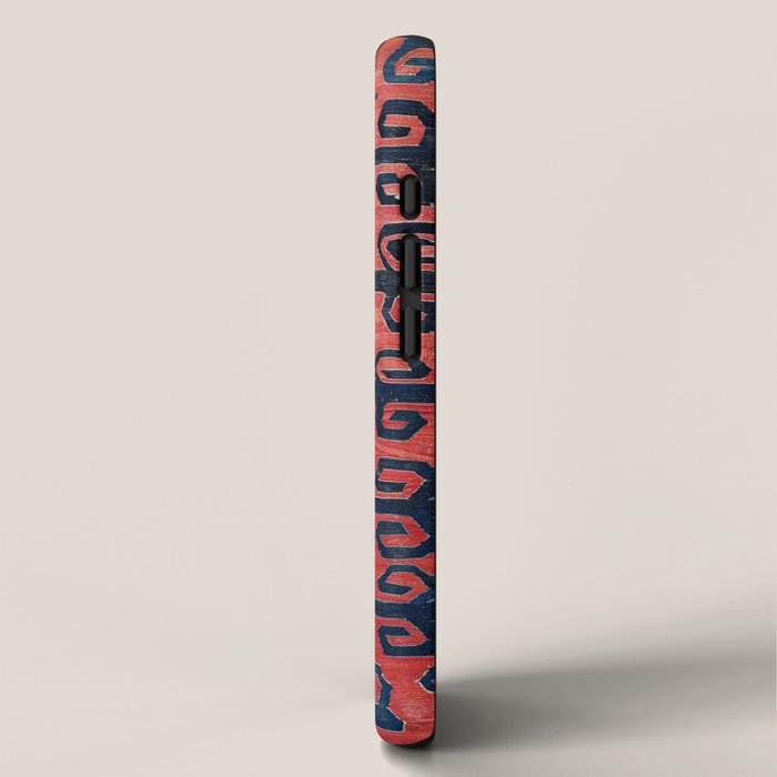 Yüncü  Antique Balikesir Turkish Kilim Print iPhone Case Gallery Image 2