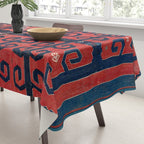 Yüncü  Antique Balikesir Turkish Kilim Print Tablecloth Gallery Image 3