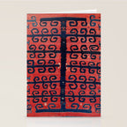Yüncü  Antique Balikesir Turkish Kilim Print Stationery Card Gallery Image 2