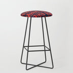 Yüncü  Antique Balikesir Turkish Kilim Print Stool Gallery Image 1