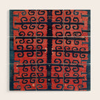 Yüncü  Antique Balikesir Turkish Kilim Print Wood Wall Art Gallery Image 1