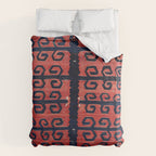 Yüncü  Antique Balikesir Turkish Kilim Print Duvet Cover Gallery Image 6