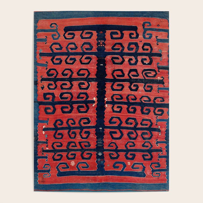 Yüncü  Antique Balikesir Turkish Kilim Print Poster Gallery Image 4