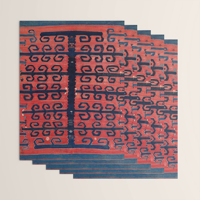 Yüncü  Antique Balikesir Turkish Kilim Print Wrapping Paper Gallery Image 3