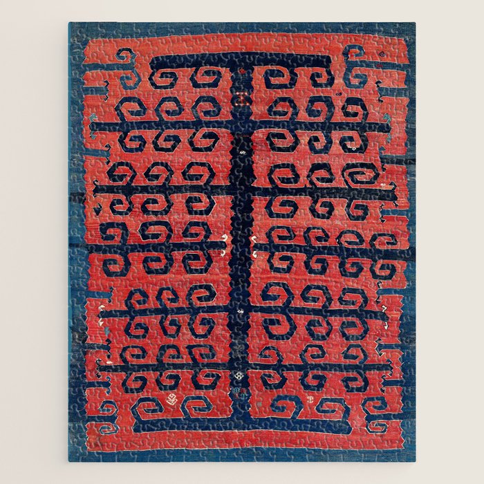 Yüncü  Antique Balikesir Turkish Kilim Print Jigsaw Puzzle Gallery Image 1