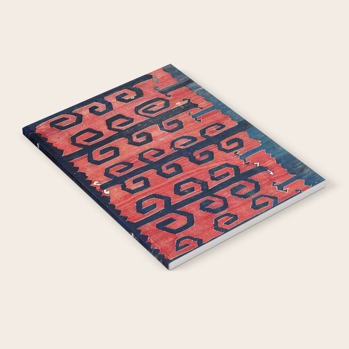Yüncü  Antique Balikesir Turkish Kilim Print Notebook Gallery Image 1