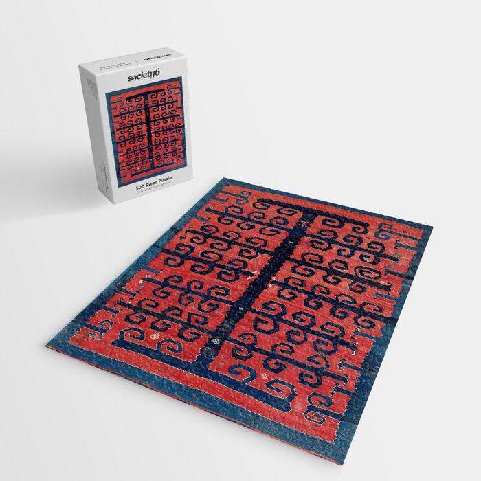 Yüncü  Antique Balikesir Turkish Kilim Print Jigsaw Puzzle Gallery Image 2