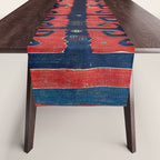 Yüncü  Antique Balikesir Turkish Kilim Print Table Runner Gallery Image 1