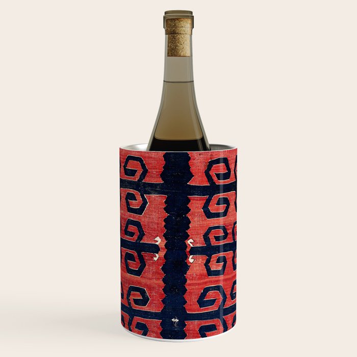 Yüncü  Antique Balikesir Turkish Kilim Print Wine Chiller Gallery Image 1
