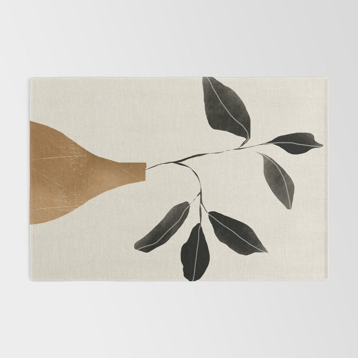 minimal plant 6 Rug Gallery Image 2