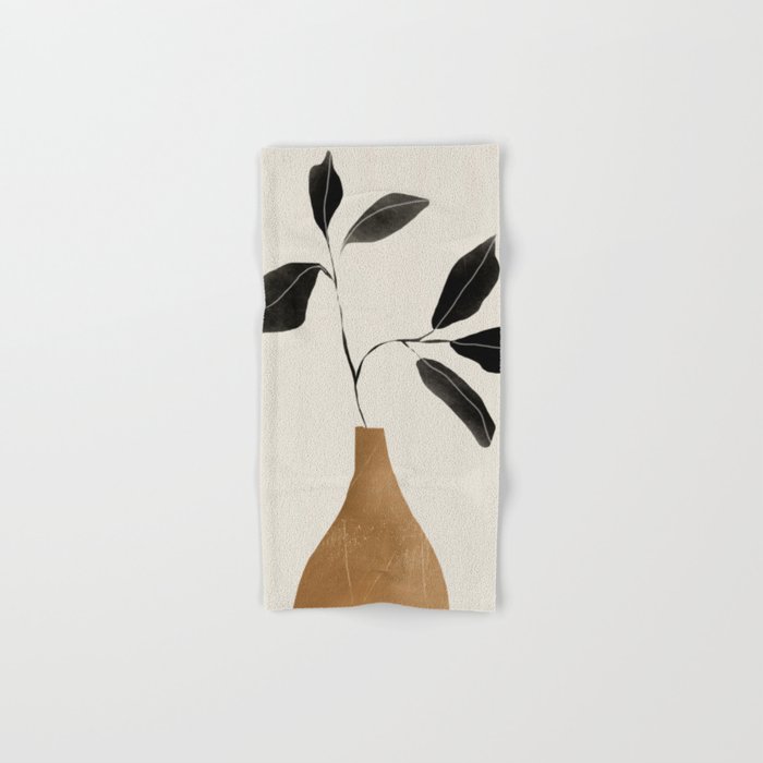 minimal plant 6 Hand & Bath Towel Gallery Image 1