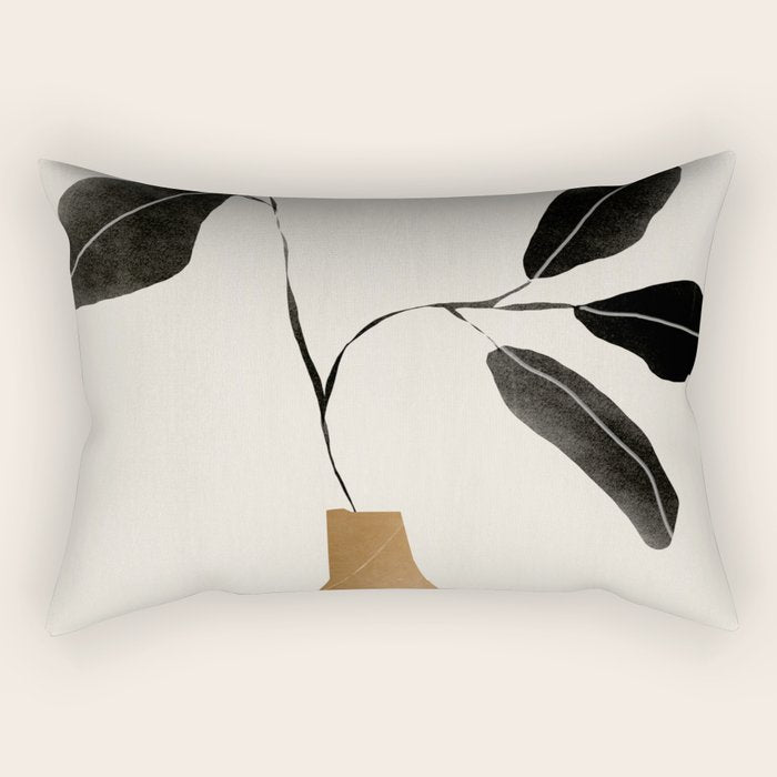minimal plant 6 Rectangular Pillow Gallery Image 1
