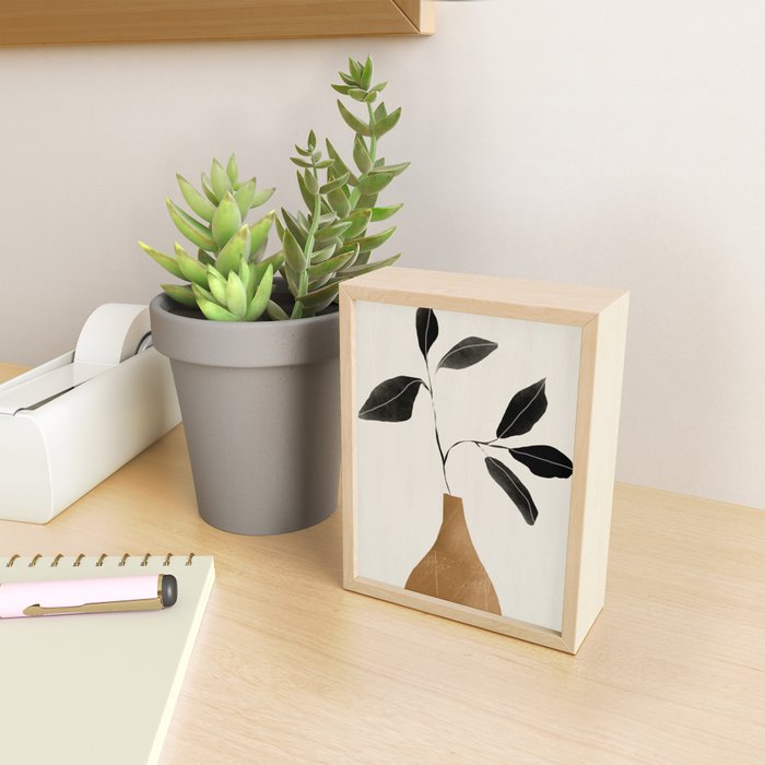 minimal plant 6 Mini Art Print Gallery Image 2