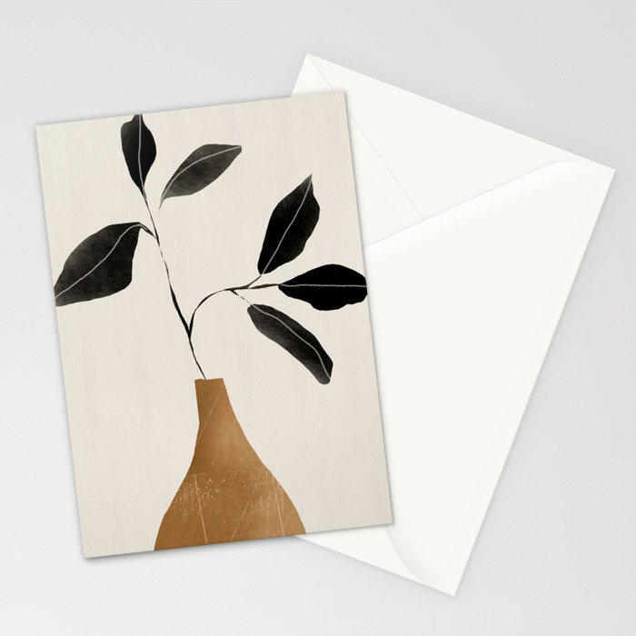 minimal plant 6 Stationery Card Gallery Image 2