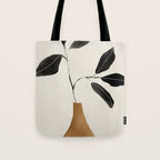 minimal plant 6 Tote Bag Gallery Image 1