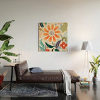 Charlotte Flower Market Print Wood Wall Art Gallery Image 2