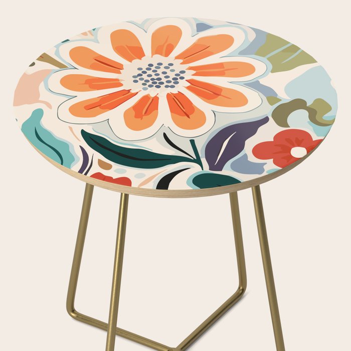 Charlotte Flower Market Print Side Table Gallery Image 2