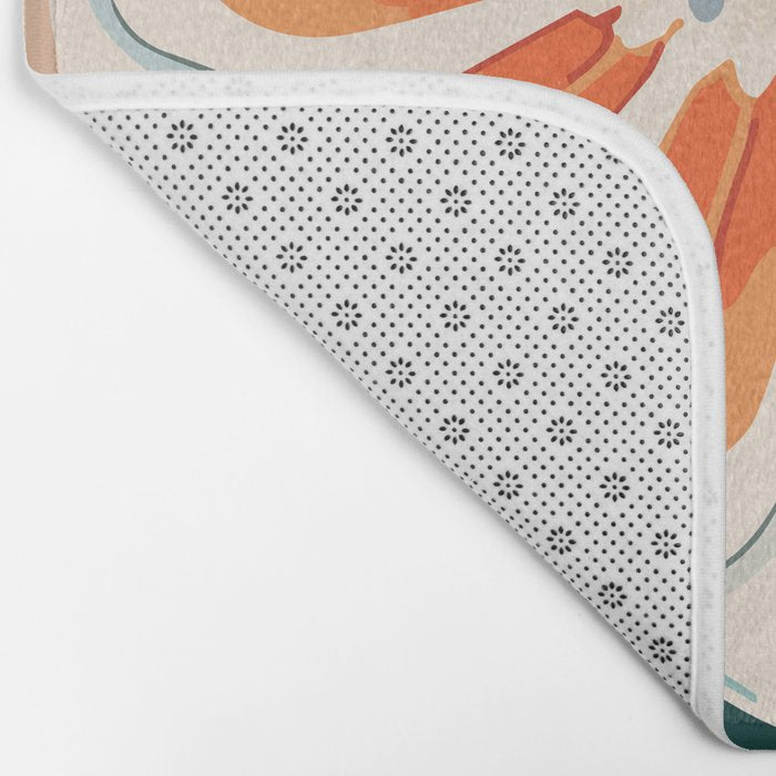 Charlotte Flower Market Print Bath Mat Gallery Image 2