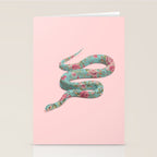 FLORAL SNAKE Stationery Card Gallery Image 2