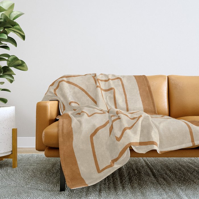 Abstract line art/3 Throw Blanket Gallery Image 2