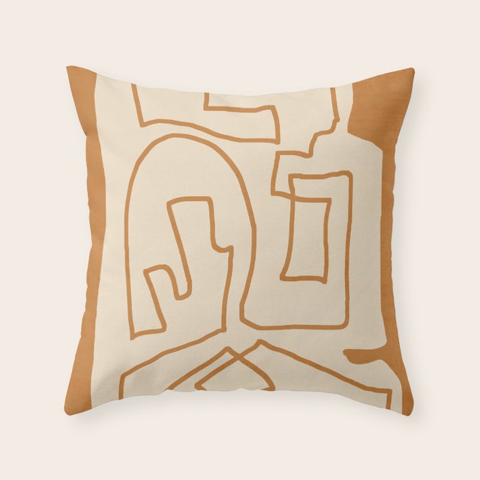 Abstract line art/3 Throw Pillow Gallery Image 6