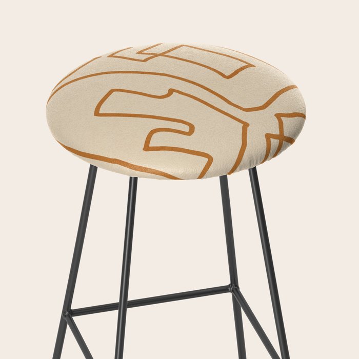 Abstract line art/3 Stool Gallery Image 2