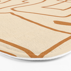 Abstract line art/3 Bath Mat Gallery Image 3